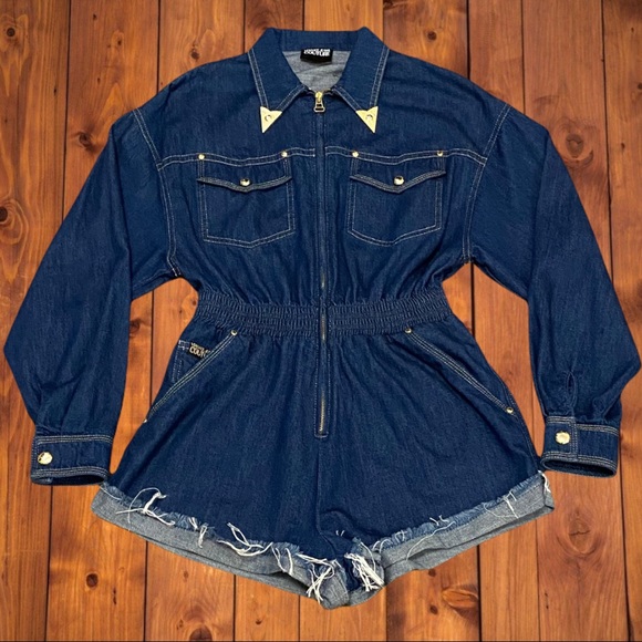 Versace Denim Romper - Picture 3 of 10